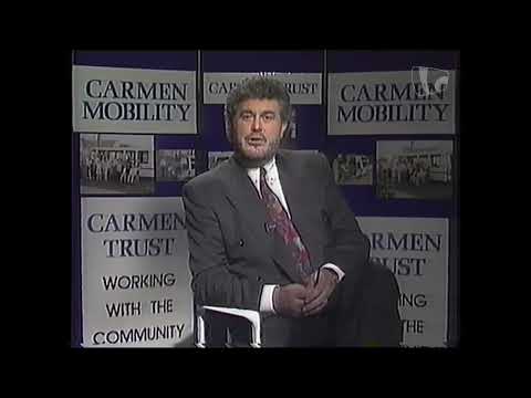 Ulster TV continuity including Community Service Announcement (summer 1992)