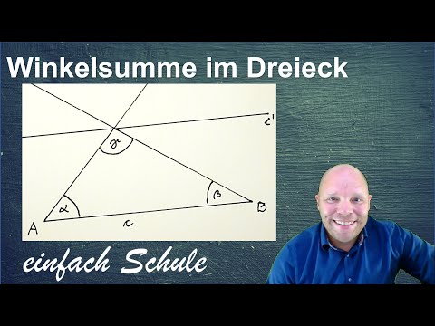 Angle sum in a triangle | Proof, simply explained