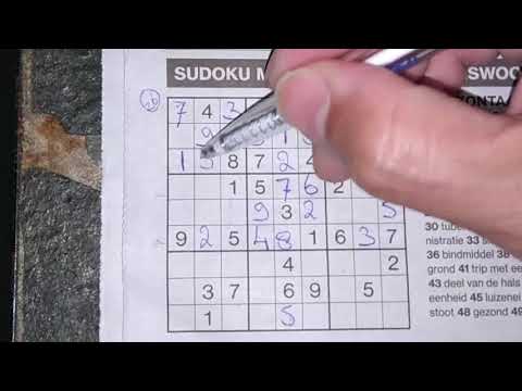 Keep up the practice!  (#1079) Medium Sudoku puzzle. 07-02-2020