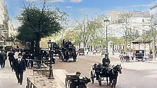 1910s - Paris in color [60fps, Remastered] w/sound design added