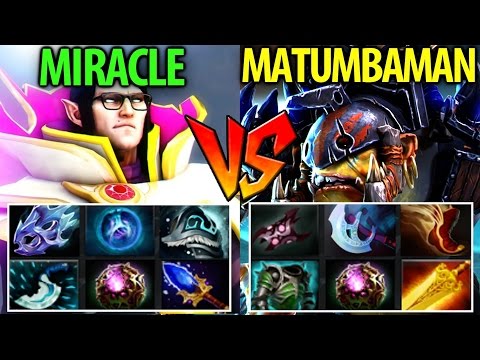 Miracle- [Invoker] vs Matumbaman [Alchemist] Dota2- 9k vs 9k► M-GOD is too Amazing!