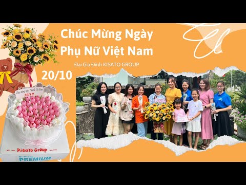 Chúc Mừng Ngày Phụ Nữ Vietnã 20/10 Comentário Đại Gia Đình KISATO GROUP