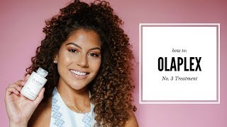 OLAPLEX No. 3 Treatment on Bleached Highlighted Curls!