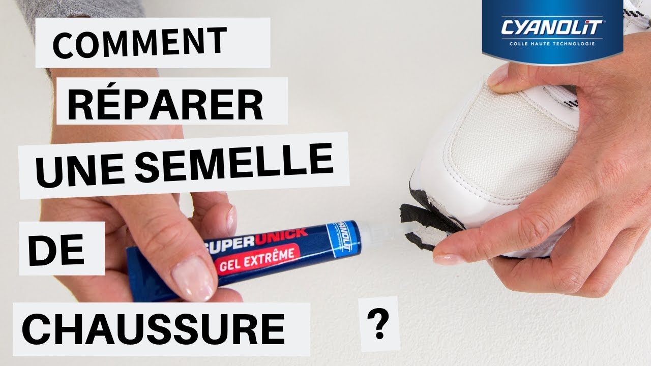 Colle extra forte pour réparer une semelle de chaussure