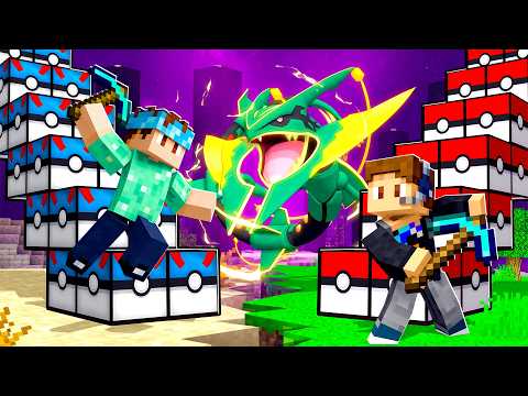 Mega Lucky Block STAIRCASE RACE in Pixelmon!