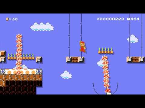 Vanilla Pokey Desert - from HerrFilm - SUPER MARIO MAKER Gameplay RAW