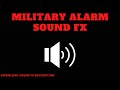 Military Alarm Sound FX Copyright Free