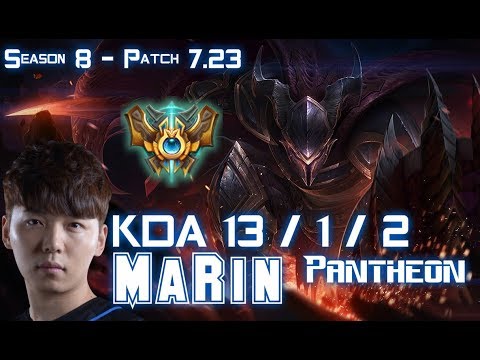 MaRin PANTHEON vs GANGPLANK Top - Patch 7.23 KR Ranked