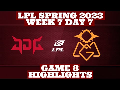 JDG vs OMG - Game 3 Highlights | Week 7 Day 7 LPL Spring 2023 | By Pro Esports Highlights