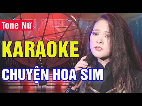 Chuyện Hoa Sim Karaoke Tone Nữ | Như Quỳnh | Asia Karaoke Beat Chuẩn