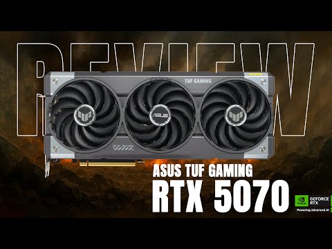 💻 PLAY and WORK at the next level! ASUS TUF GAMING RTX 5070 does it all.