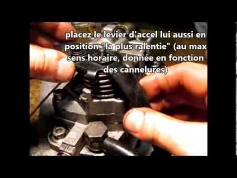 comment regler une pompe a injection bosch