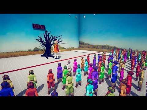 Battle Royale On The Squid Game Map | Totally Accurate Battle Simulator TABS