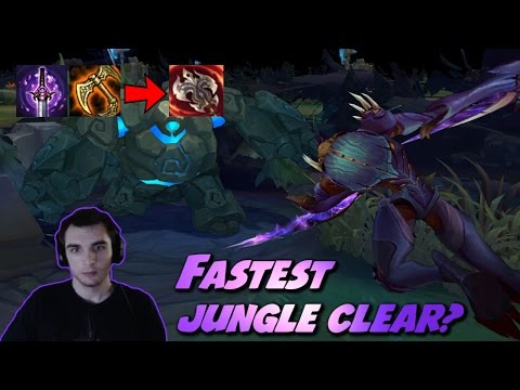 Tiamat Kha'Zix - Fastest Jungle clear?
