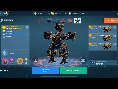 Phantom Orkan ULTIMATE | War Robots Gameplay 