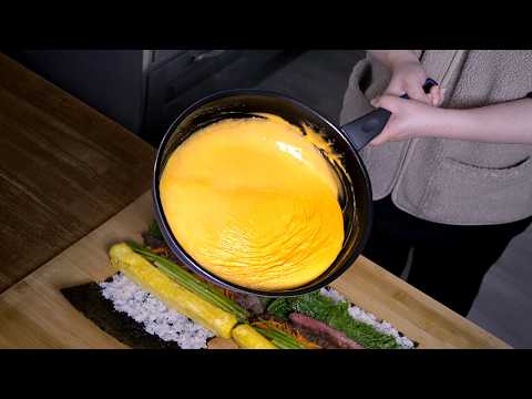 뜨거운 치즈 2000kcal로 김밥 말기