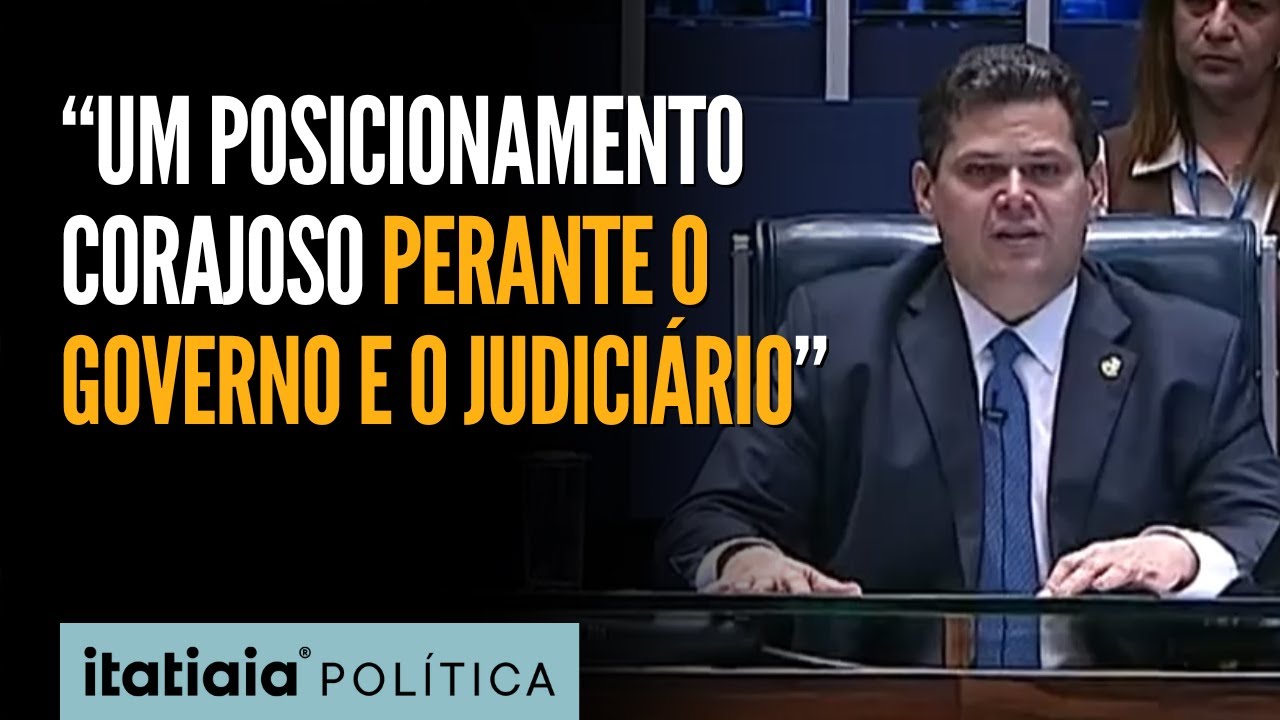 VEJA O DISCURSO DE DAVI ALCOLUMBRE, NOVO PRESIDENTE DO SENADO