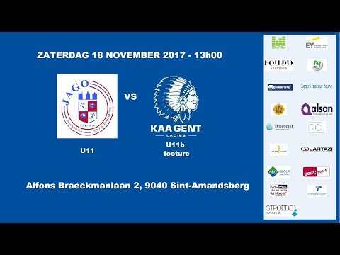 JAGO St Amandsberg U11 -   KAA Gent Ladies U11B - 18 november 2017