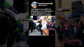 Lady Gaga Performing In A IKEA Parking Lot