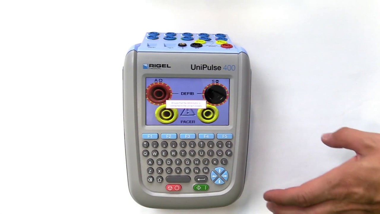 Rigel UniPulse 400 Defibrillator Analyzer Video