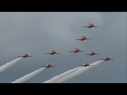 2019 New York International Air Show - RAF Red Arrows