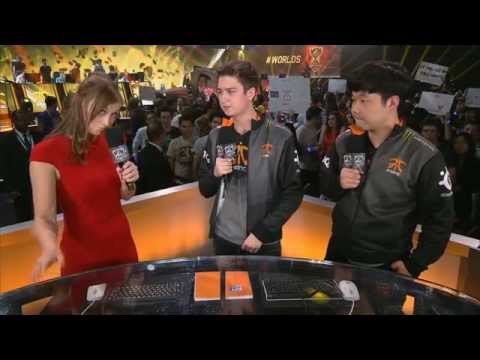 Hai Middle Finger To Febiven During Interview | League of Legends World Championship 2015