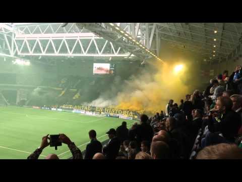 AIK Röktifo i matchen Hammarby - AIK 1 - 0, 27 september
