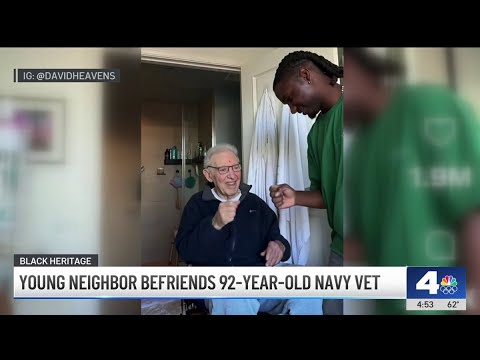 Young neighbor befriends 92-year-old Navy vet in Santa Monica