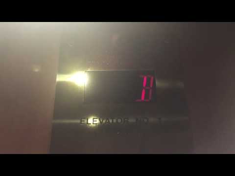 Vintage OTIS (mod Series 4) Traction Elevators @ Beverly Hills Plaza Hotel, Beverly Hills, CA