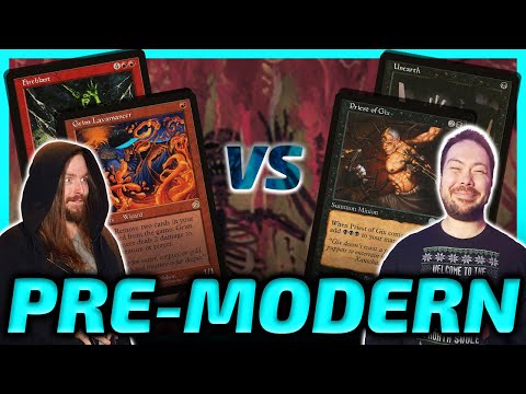 Mono Red Sligh Vs Mono Black Clerics [Paper Pre-Modern MtG Gameplay] 2025