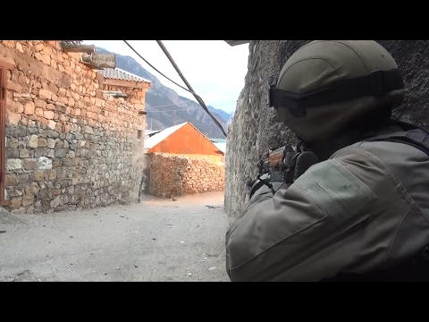 Operações de combate das forças especiais russas do FSB em Gimry Daguestão