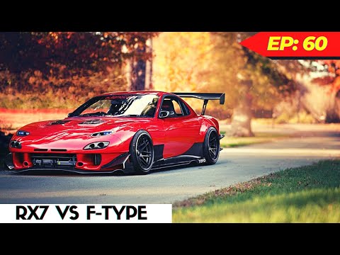 RX7 BRAP RAP BACK Rx7 Vs Jaguar F Type And Gets Beat  Into Submission | FULL VIDEO