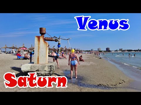 Plaja Saturn Venus part1, August - Banana beach part1,Romania - litoral vacanta Marea_Neagra