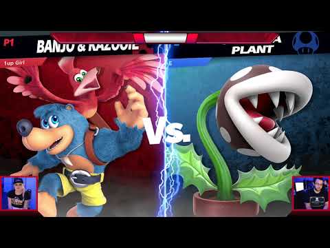 VS Weekly 9/5/19 - Losers Eighths - 1upGirlXaltis (Banjo) vs E (Piranha Plant) - SSBU