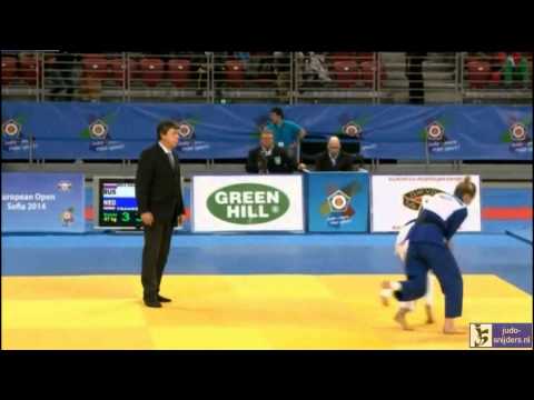 Judo 2014 Europea Open Sofia: Beloivanova (RUS) - Franssen (NED) [-57kg] bronze