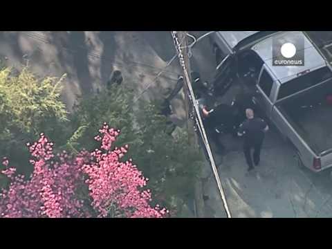 Police chase ends in officers beating driver, USA