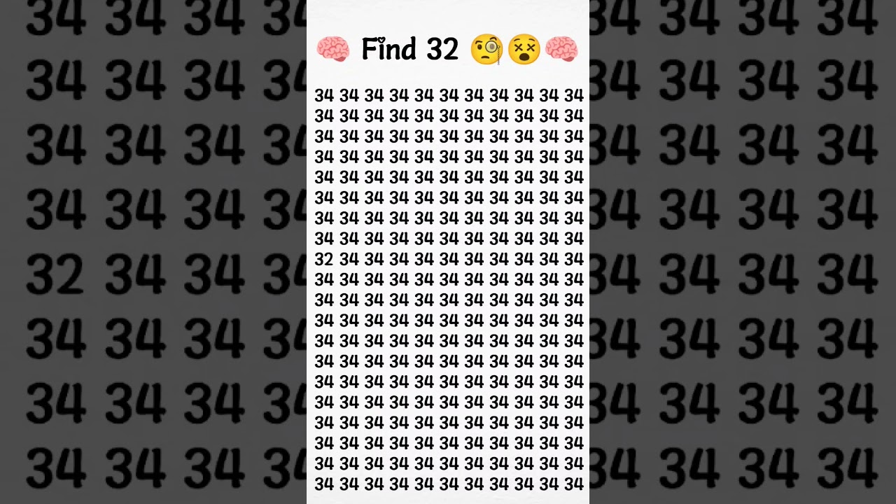 Find the Mistake #32 Genius Can Solve This 🧠 IQ Test Puzzle