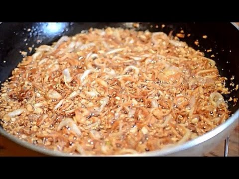 How To Make Fried Shallot & Garlic - Tỏi va Hành Phi