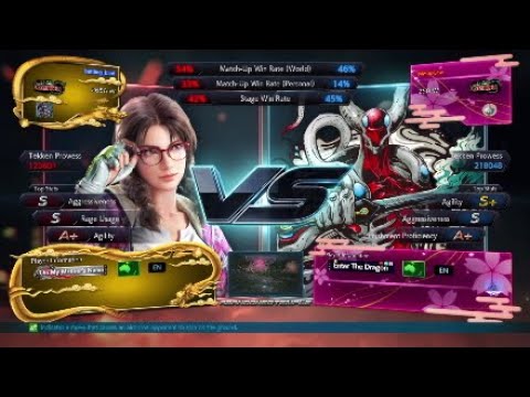 Julia vs Yoshimitsu (Mystic Law)