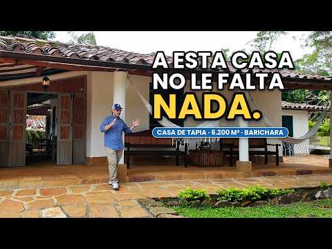 Casa en venta en Barichara: ¿qué le falta? ¡Absolutamente nada! Casa de Tapia