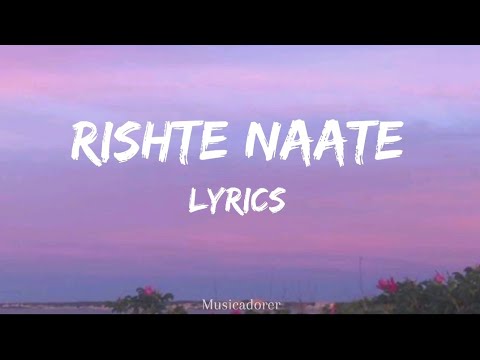 Rishte Naate ❤✨ l Lyrics video l l De Dana Dan l Rahat Fateh Ali Khan & Suzanne Demello l