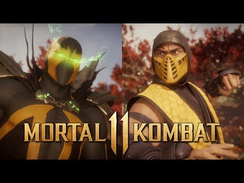 Mortal Kombat 11 - All Spawn VS Scorpion Intro Dialogue!