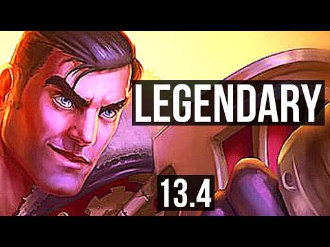JAYCE vs FIORA (TOP) | 9 solo kills, Legendary, 1.0M mastery | KR Master | 13.4