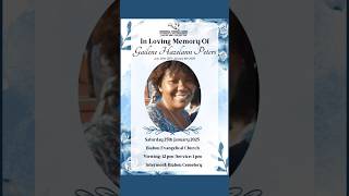 Gailene H. Peters | Funeral Announcement #obituariessvg #obituaries #svg
