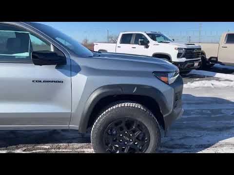 2026 Chevrolet Colorado Crew Cab Short Box 4-Wheel Drive Trail Boss in Gray for sale at Lally Chevrolet Ltd. in Tilbury, ON