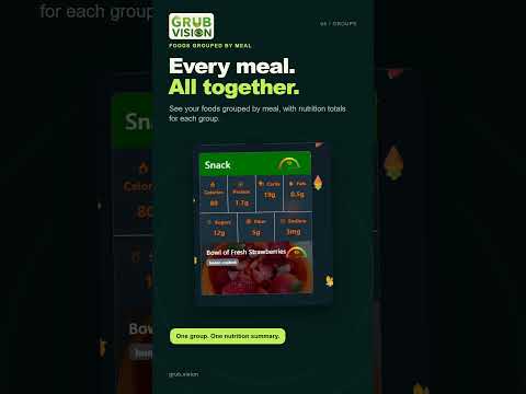 Grub Vision: Calorie Tracker video thumbnail