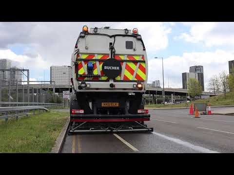 Bucher Municipal V80 Road Sweeper - BACK-TO-BLACK