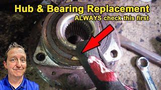 Drivers Side Front Hub & Bearing Replacement Chevrolet Traverse also Acadia | Enclave | Outlook .