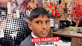 kids style tutorial. "How to Cut Kids' Hair Easily | Step-by-Step Haircut Tutorial for Beginners"