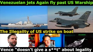 Legalność amerykańskiego ataku na „łódź z narkotykami”. Wenezuelskie samoloty po raz drugi przela...